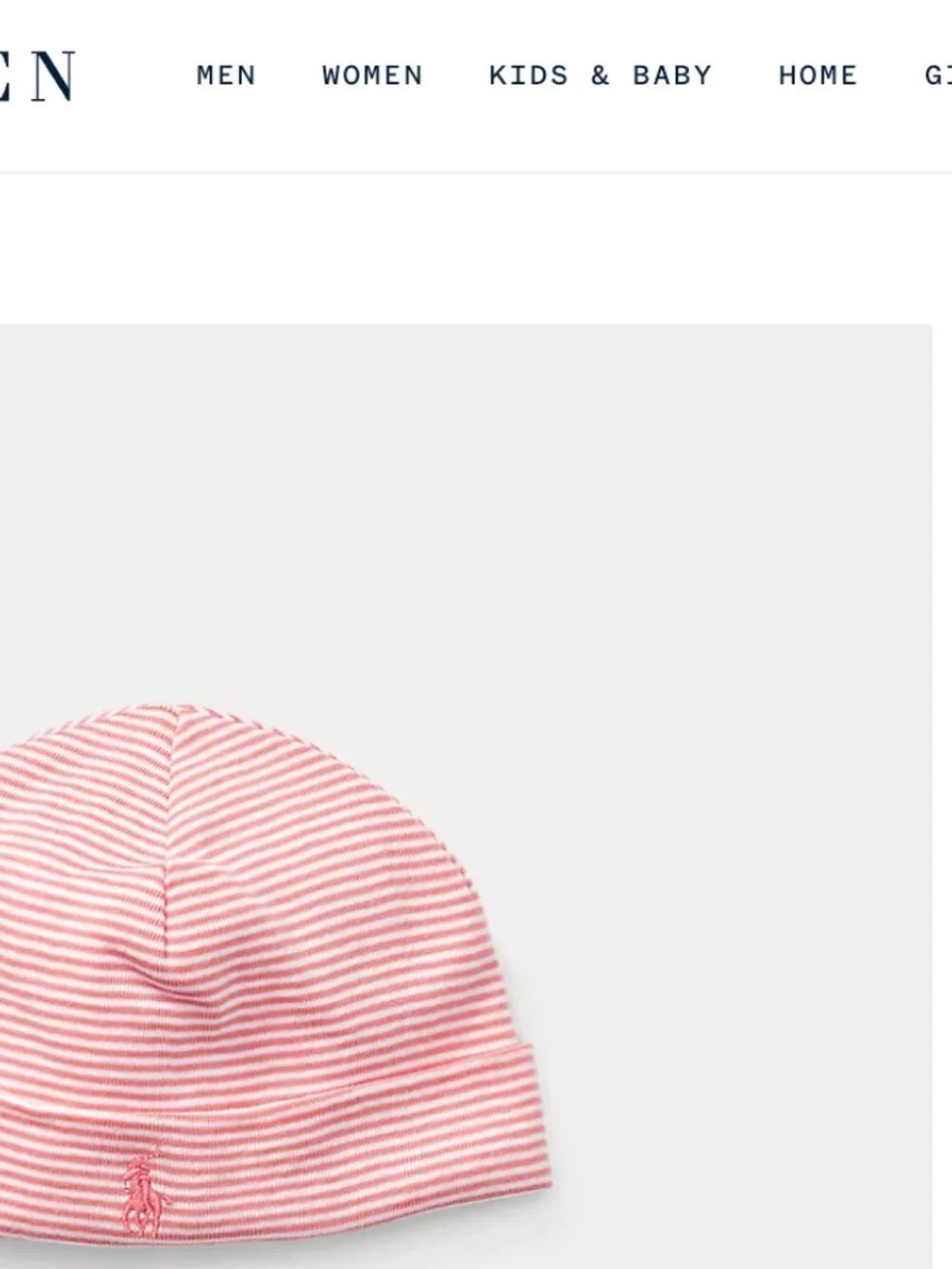 Ralph Lauren Baby Hat